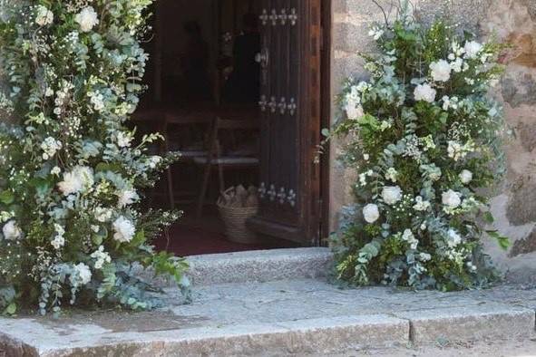 Decoración floral iglesia