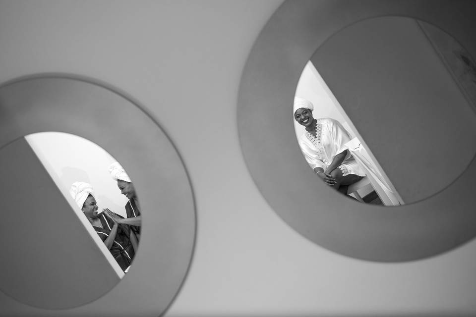 Preparativos de la novia