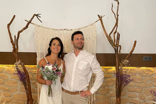 Cortina altar/photocall