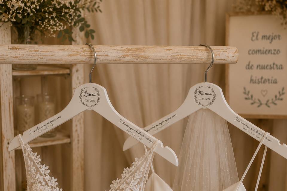 Percha personalizada