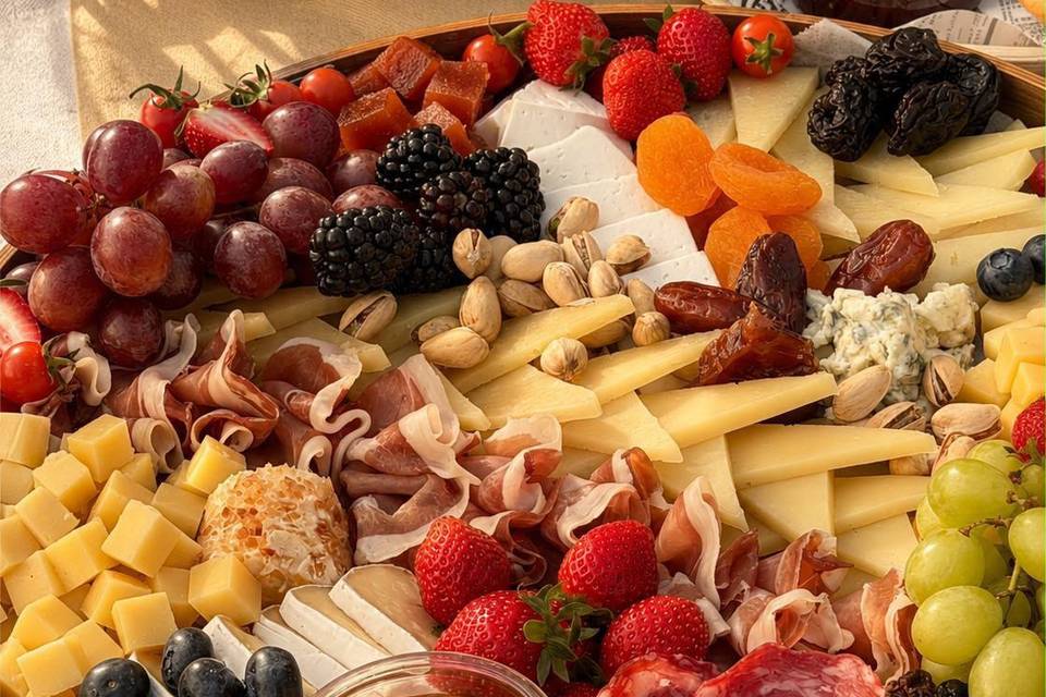 Tabla de quesos y ibéricos
