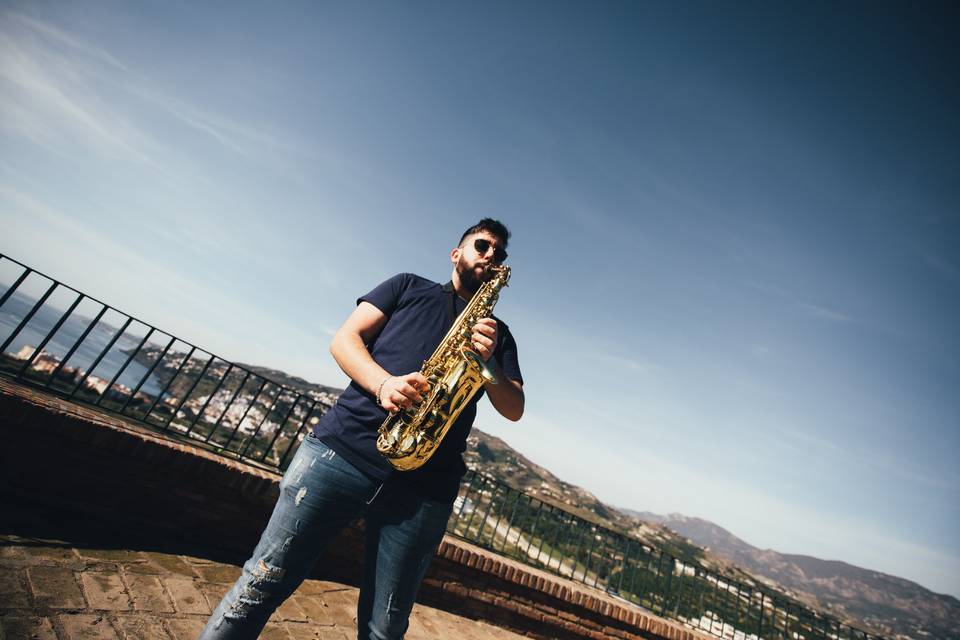 Saxofonista en Granada