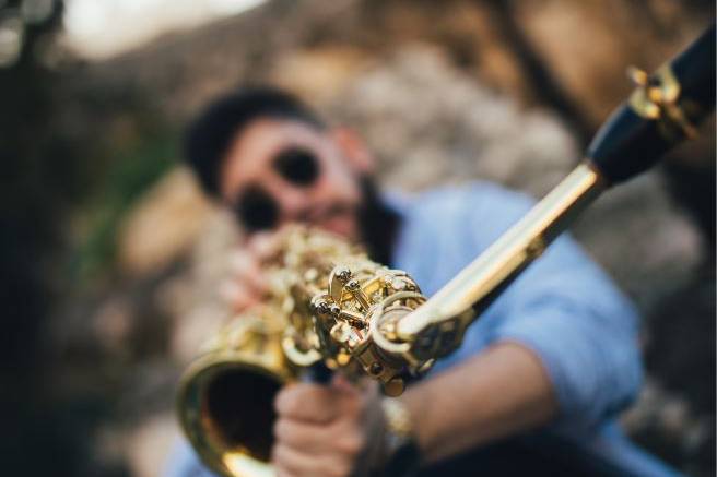 Saxofonista en Salobreña