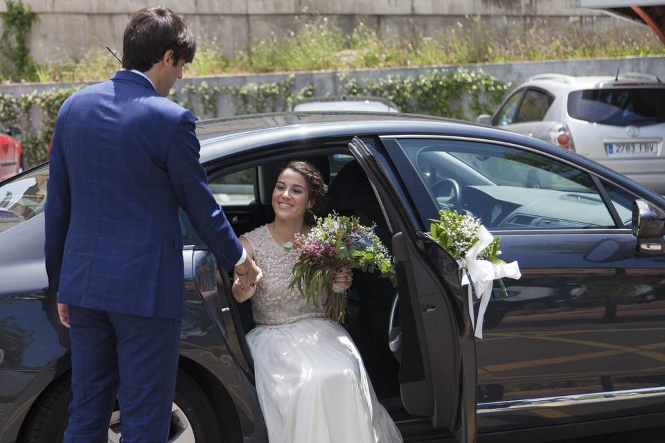 Llegada novia