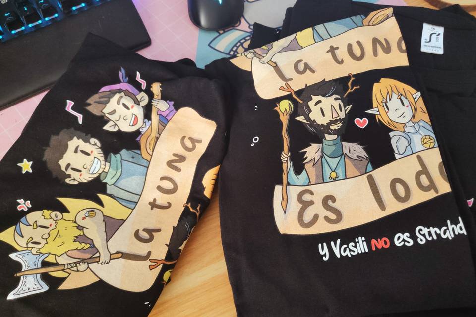 Camisetas impresas