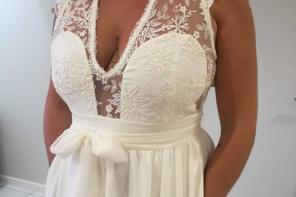 Vestido de novia a medida
