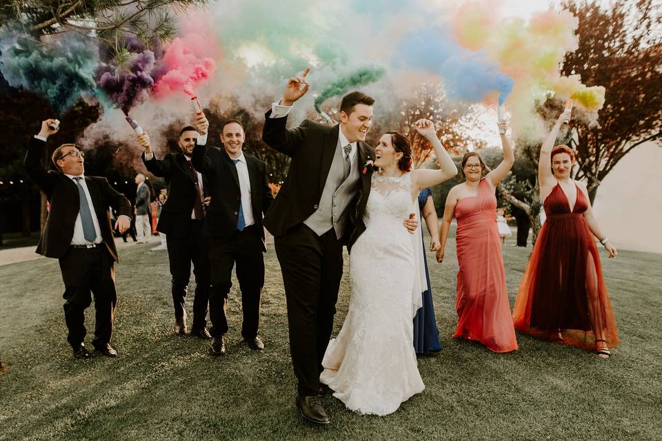 Boda en el bosque