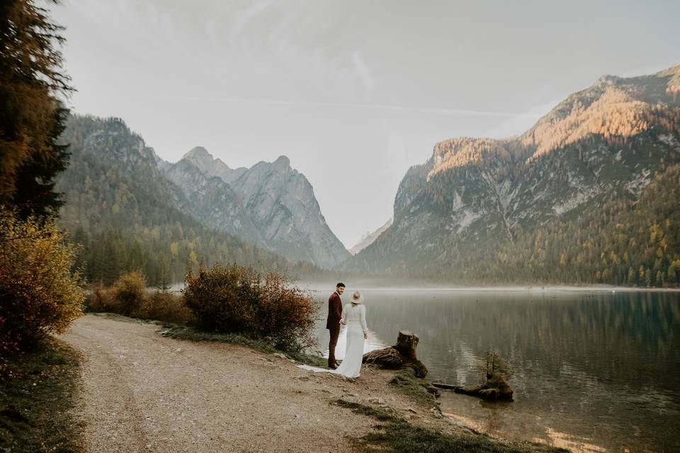 Postboda en Dolomitas