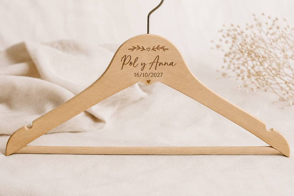 Percha Novios Personalizada