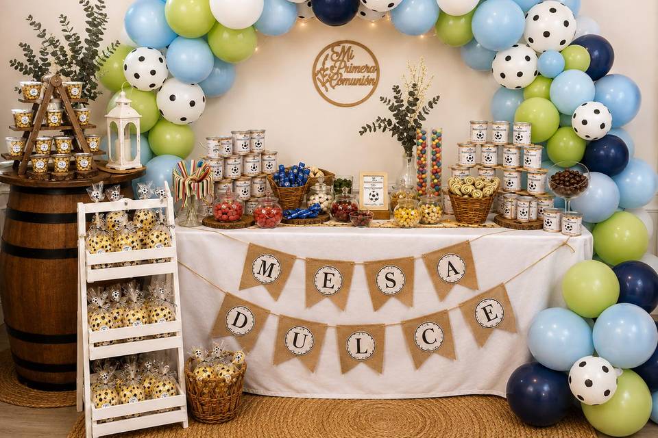 Mesas dulces personalizadas