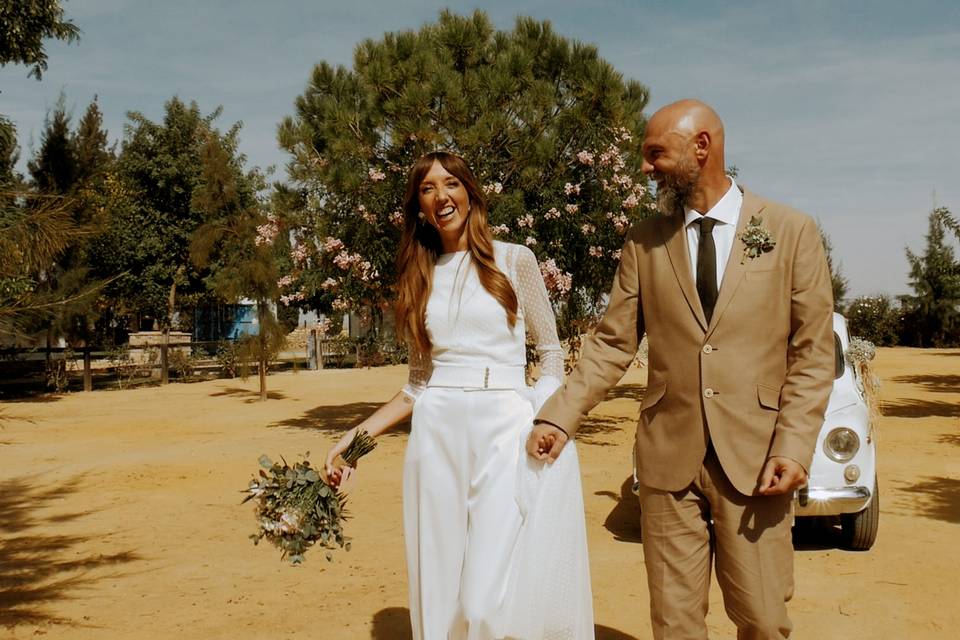 Rafa y Clara, boda en Cádiz