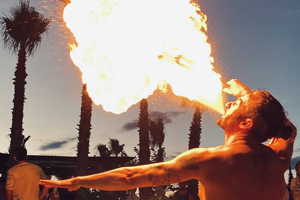 Show de fuego