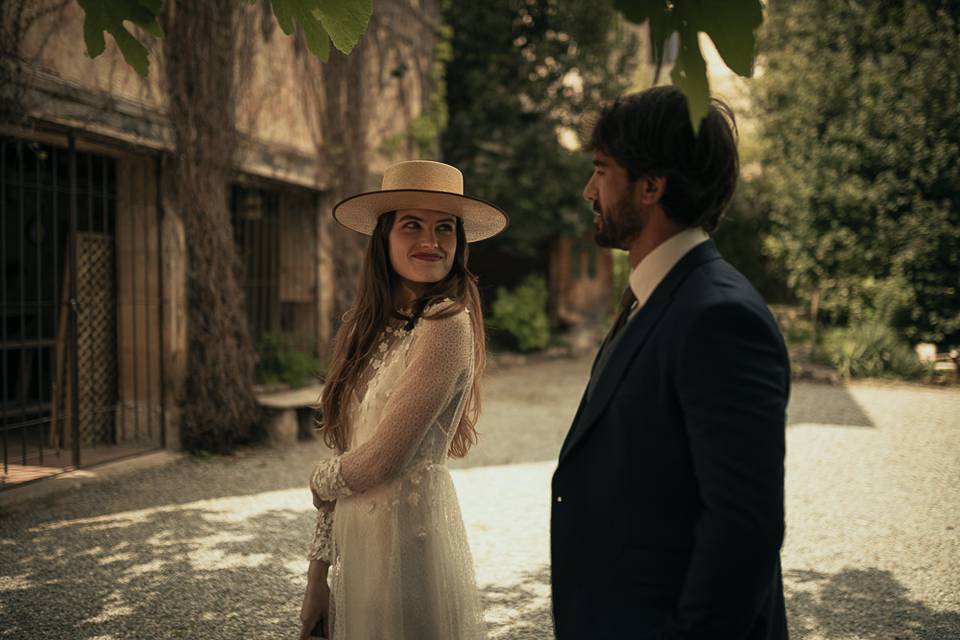 Pareja en Palacio Murguía