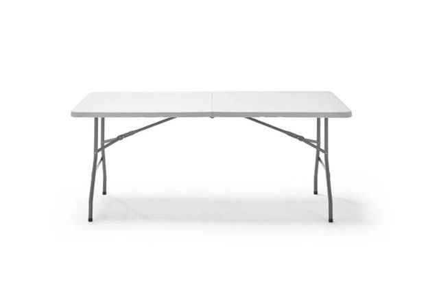 Mesas plegables de PVC blanco