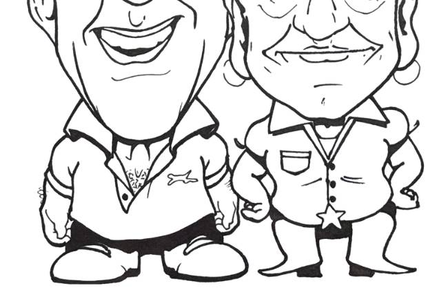 Caricatura abuelos