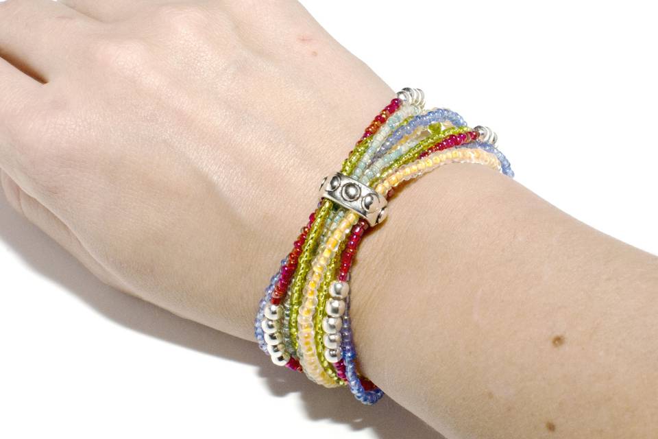 Pulseras de colores