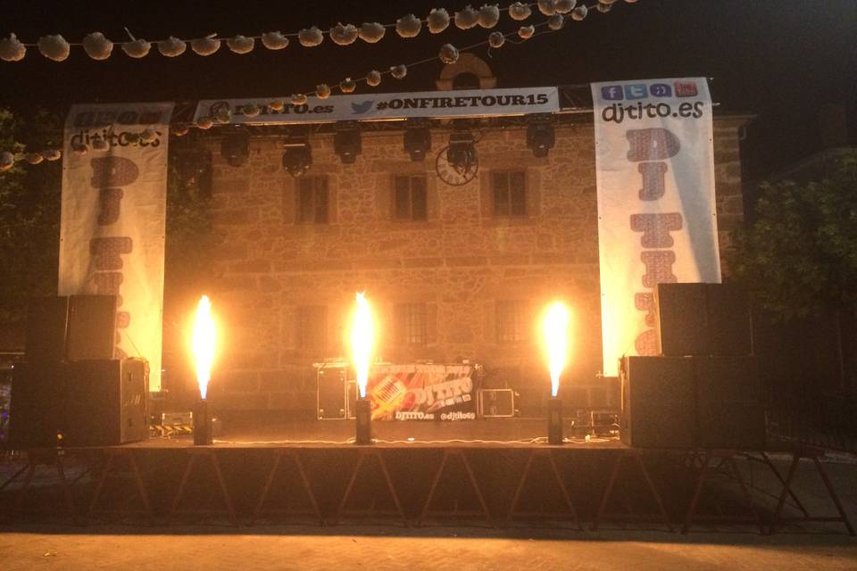 Montaje XL en evento