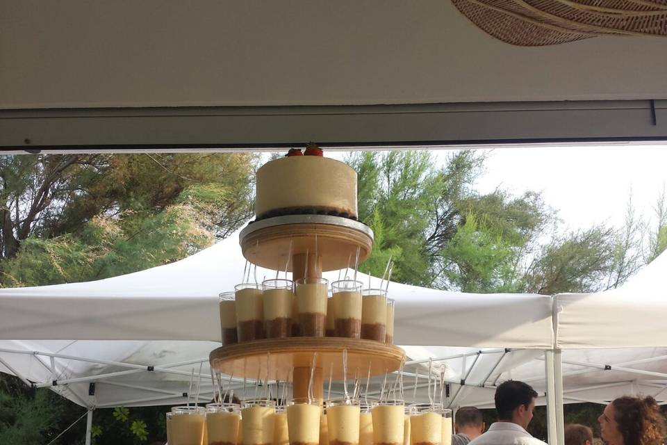 Stand para Boda. Vasitos