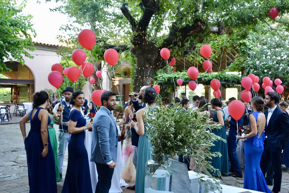 Lanzamiento Globos