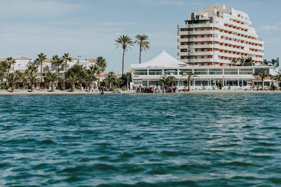 Vista desde el barco