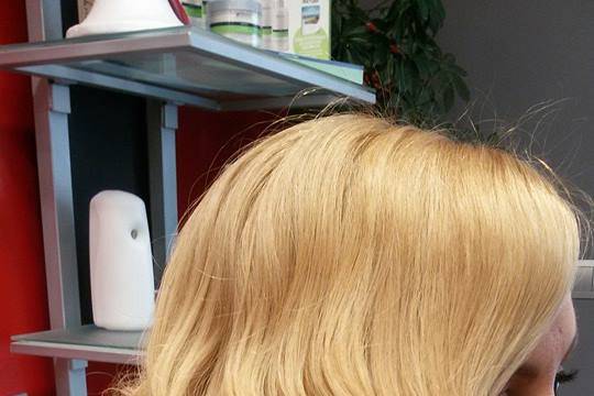 Media melena con ondas