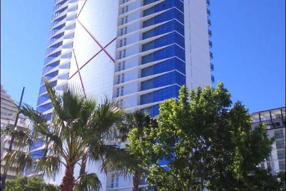 Fachada del hotel
