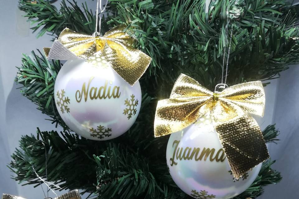 Bolas de Navidad personalizadas