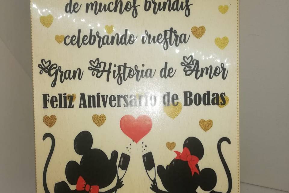 Estuche de copas para los novios