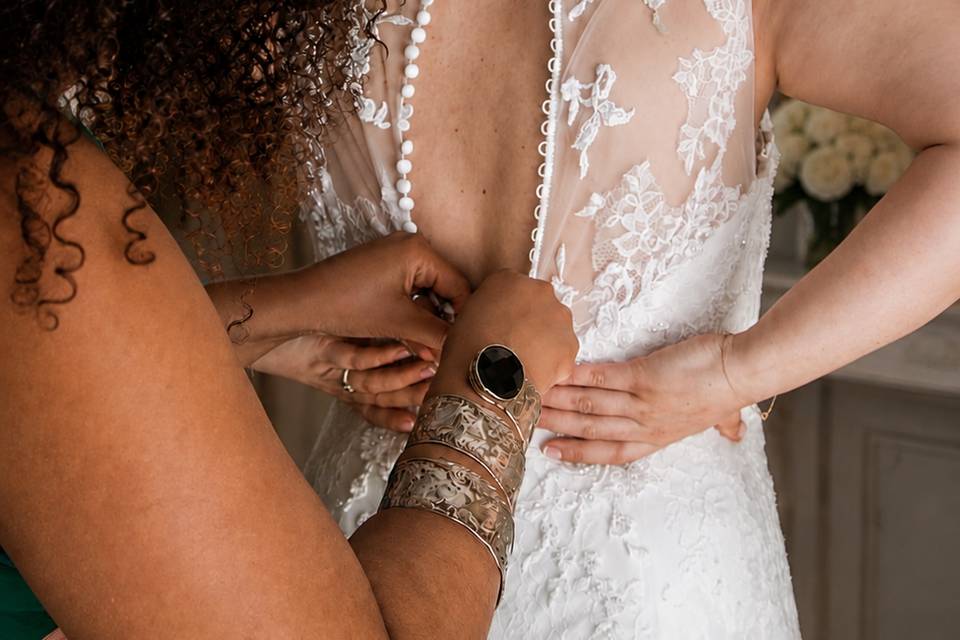 Preparación de la novia