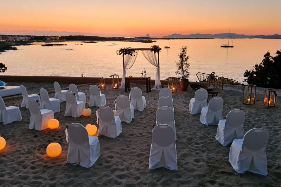 Ceremonia en la playa