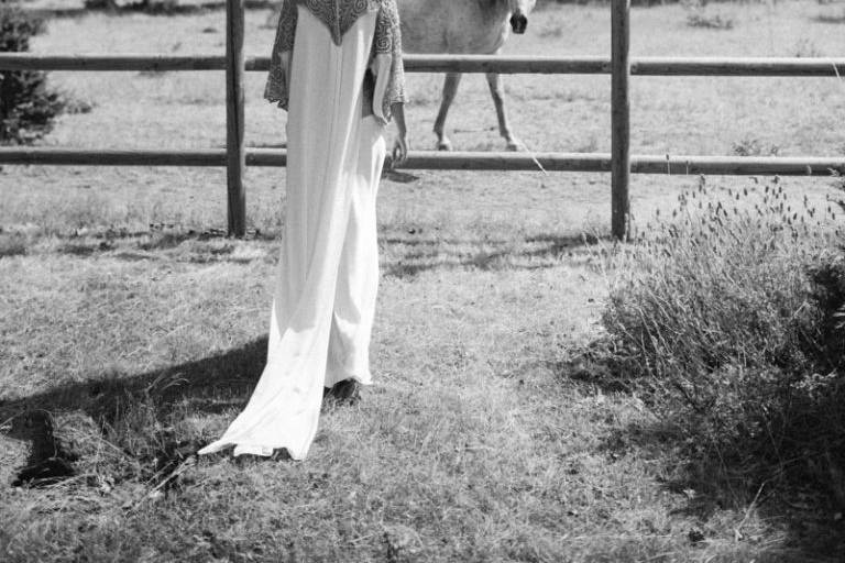 Novia y caballo