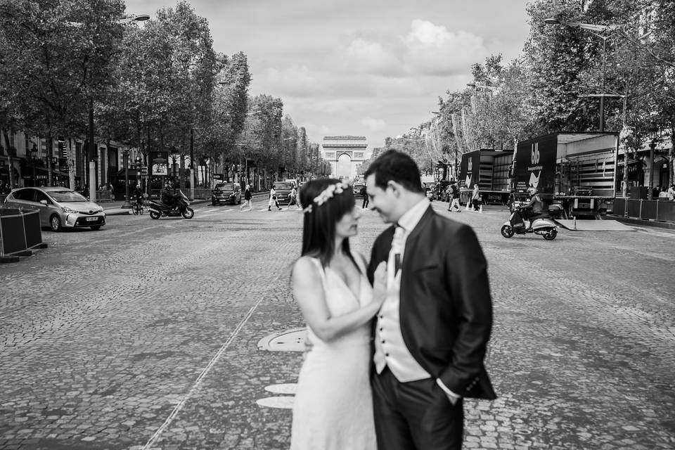 Postboda en París