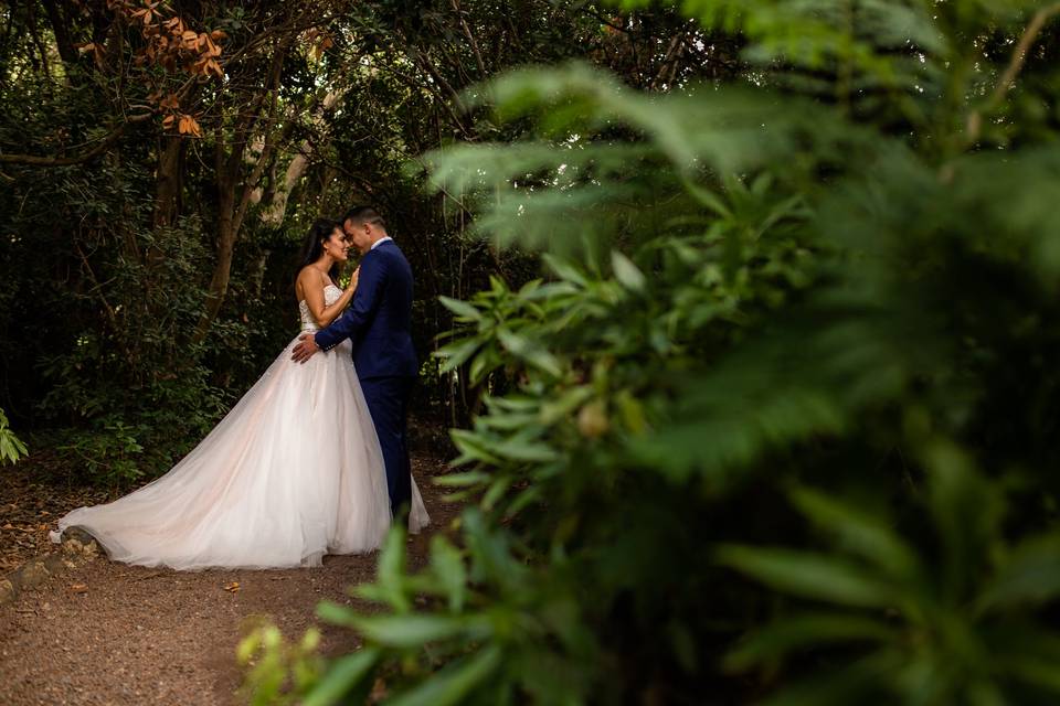 Postboda en jardines