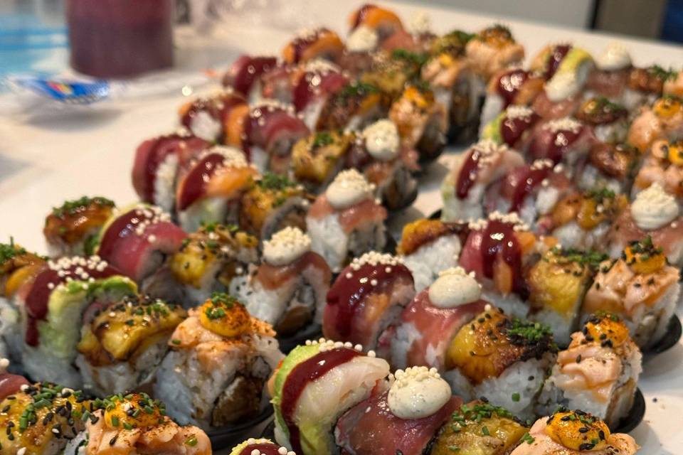 Makis variados para compartir