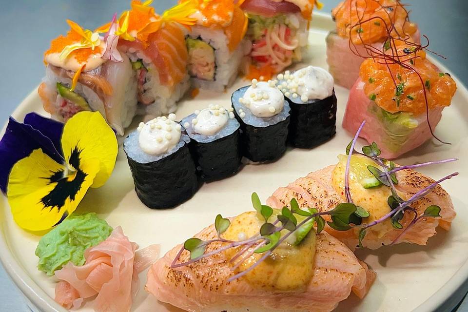 Plato de menú variado