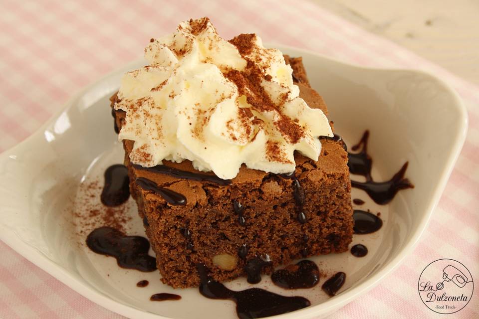 Brownie de choco y nueces