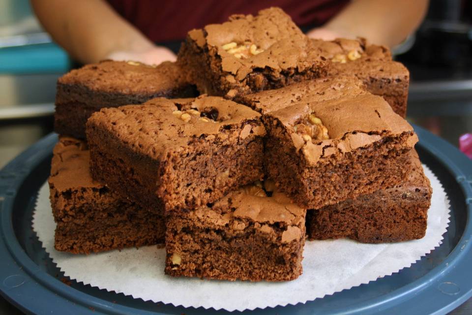 Brownies choco y nueces