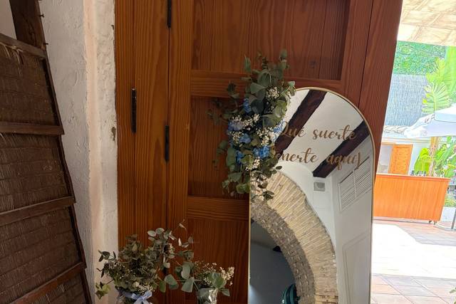 Espejo bienvenida