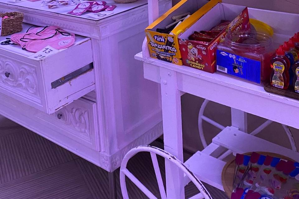 Kiosko y ruleta de la suerte