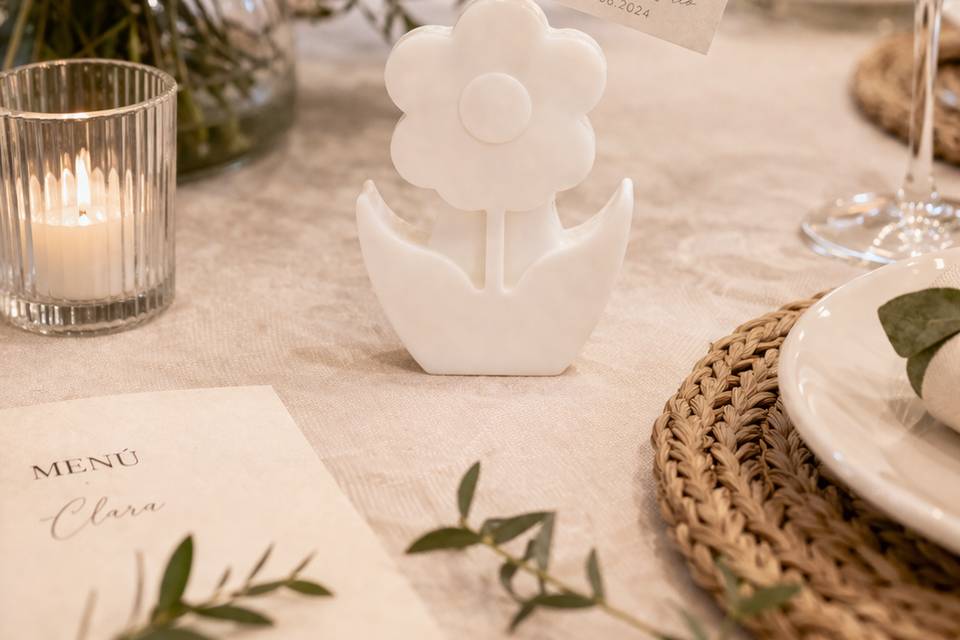 Vela flor mini