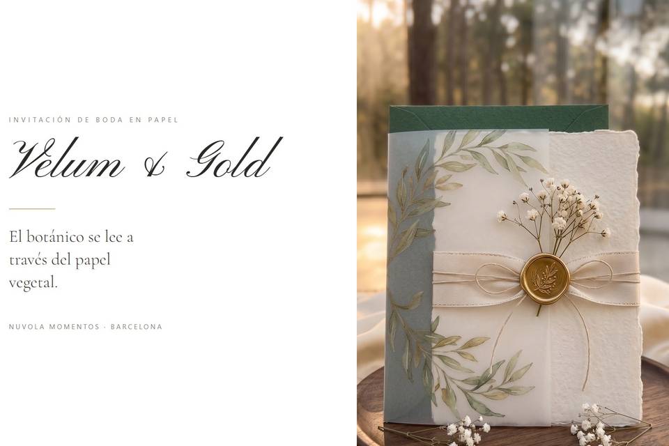 Velum & Gold Botanical