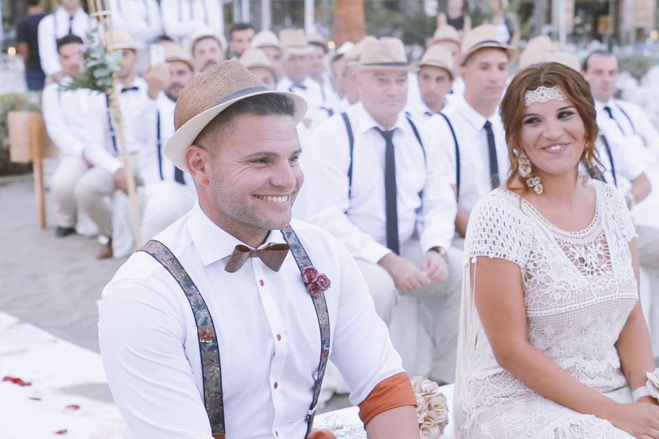 Chanclas para los invitados