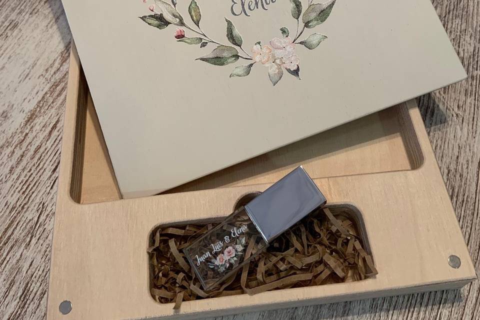 Packaging de los vídeos de boda