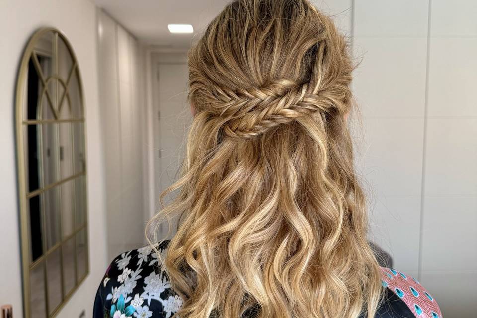 Semirecogido espiga