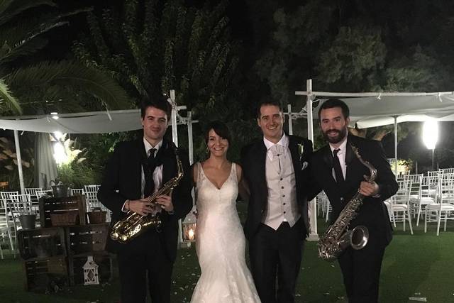 Actuación en ceremonia y cóctel