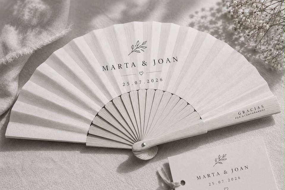 Abanico personalizado