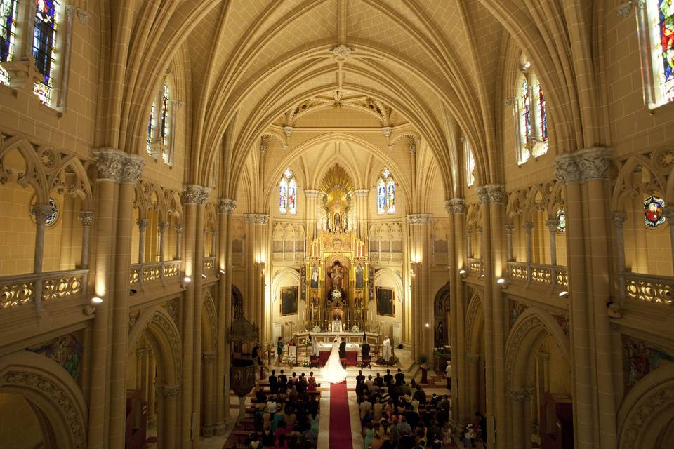 Vista de la iglesia