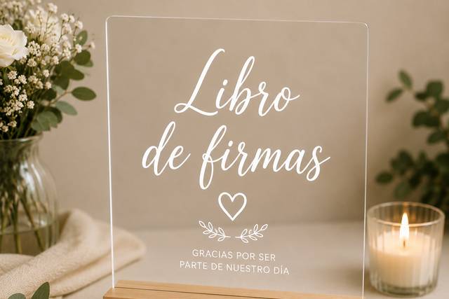 Cartel Libro de Firmas
