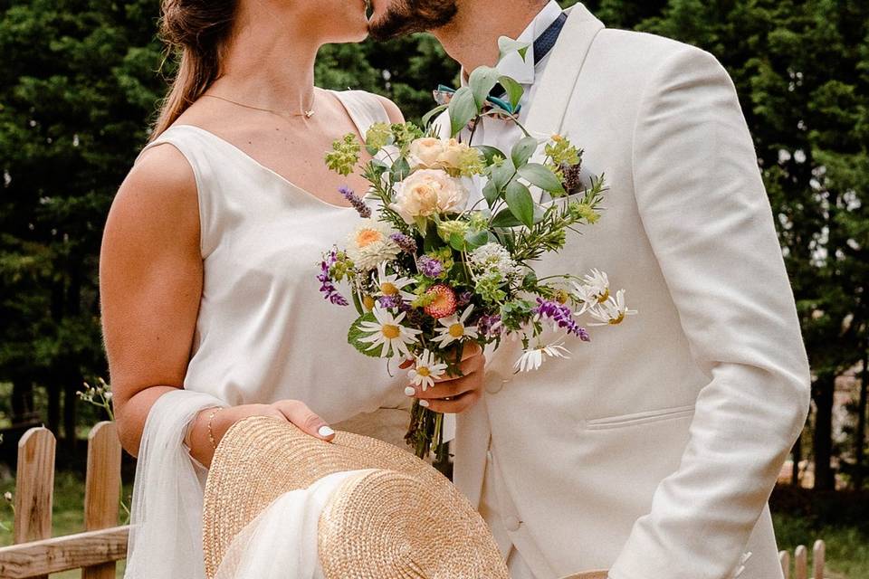 Ramo de novia con aromáticas