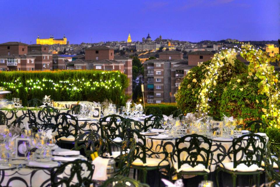 Terraza con vistas a toledo